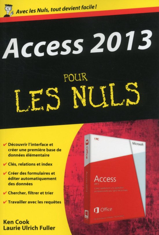 Access 2013 poche pour les nuls - cover