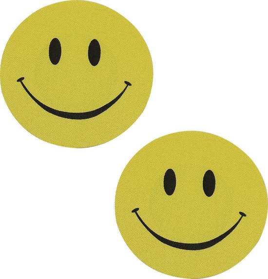 Nipple Sticker Smile - Tepel Plakker - Smiley Geel - Tepelstickers