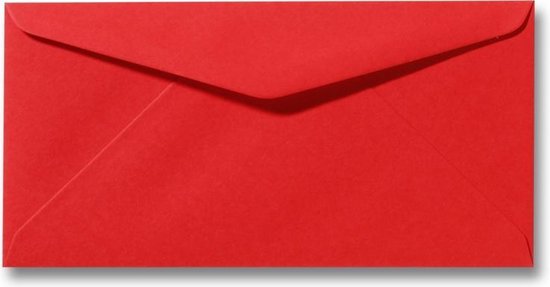 slecht zondaar groef Envelop 11 X 22 Koraalrood, 60 stuks | bol.com
