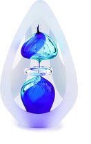 Glasobject Premium Mini urn glas Orion big blue