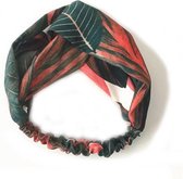 Haarband Botanic Jungle | Red Leafs | Katoen Bandana | Fashion Favorite