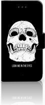 Wallet Case Geschikt voor iPhoneXs | X Skull Eyes