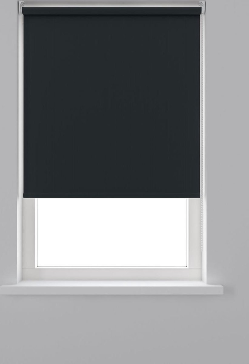 Decosol Rolgordijn Verduisterend - Zwart (5710) - 90 x 190 cm