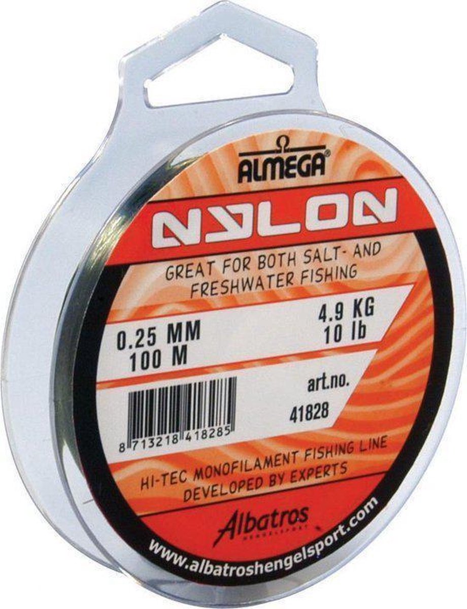 Albatros Almega Nylon - Vislijn - 0.30 mm - 7 kg - 100 m
