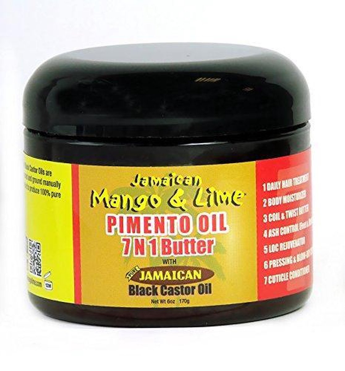 Jamaican Mango & Lime Black Castor Oil Pimento 7N1 Butter 177 ml