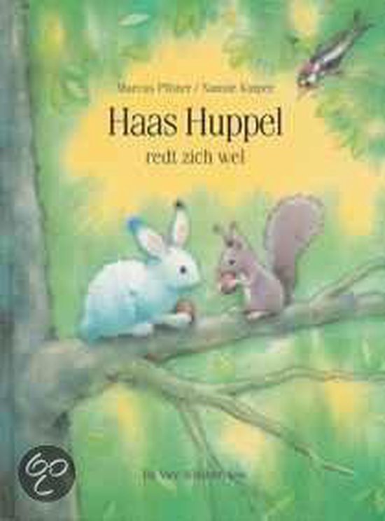 Cover van het boek 'Haas huppel redt zich wel'