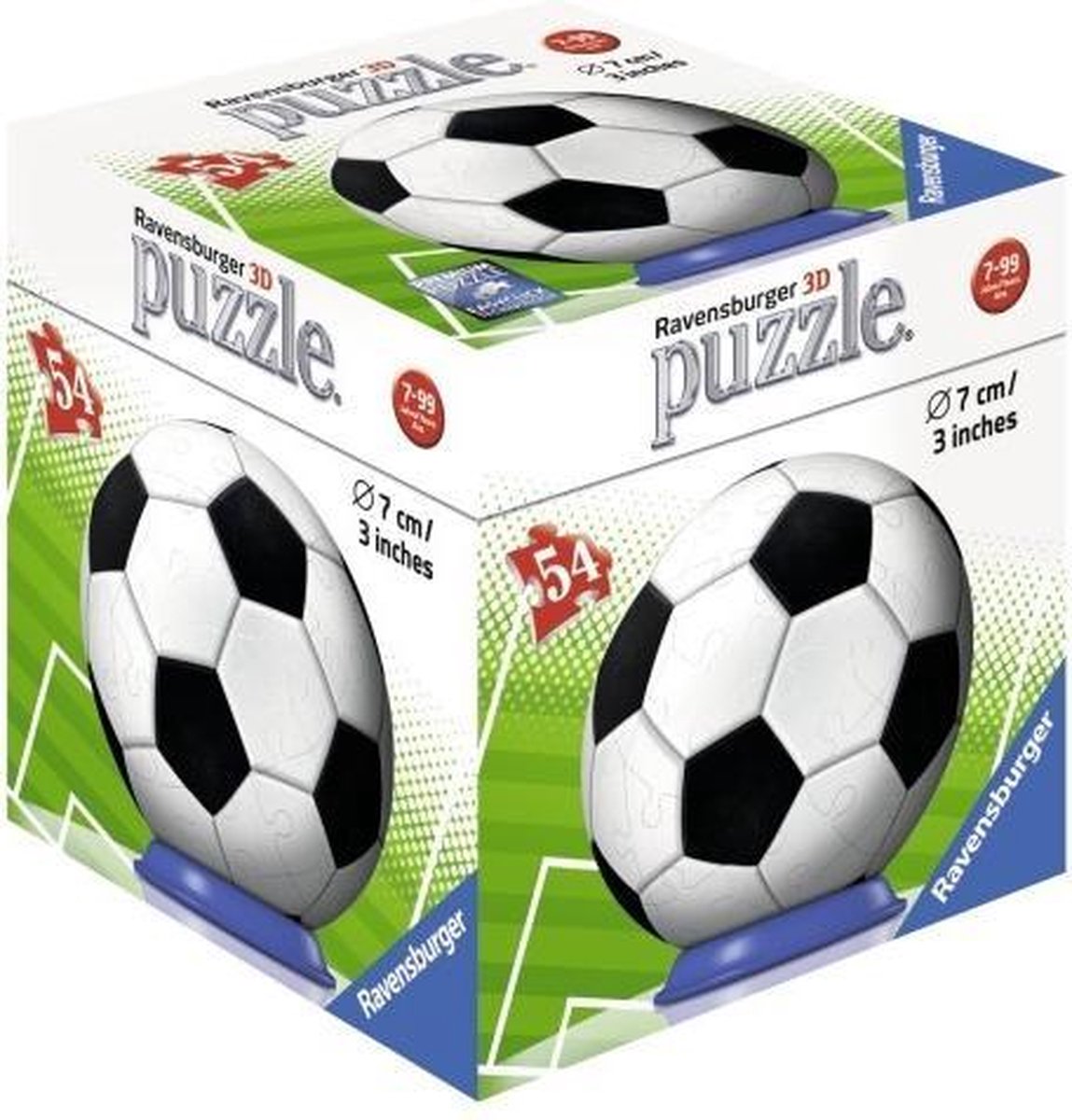 magnifiek Bekijk het internet afbreken Ravensburger 3d puzzel voetbal 54 stukjes | bol.com