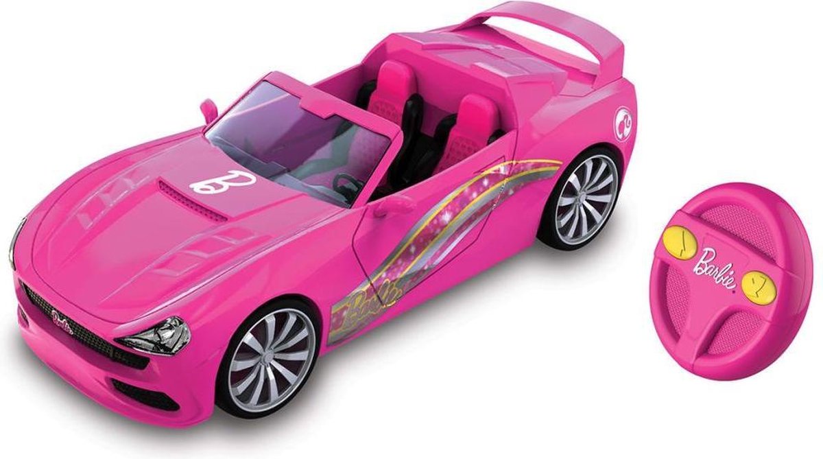 kunstmest Spreek luid Streven Nikko Barbie Cabrio - Bestuurbare auto | bol.com