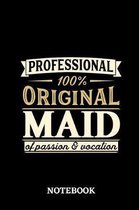 Professional Original Maid Notebook of Passion and Vocation