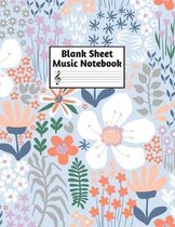 Blank Sheet Music Notebook