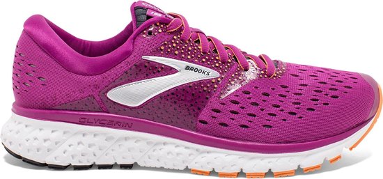 Brooks Brooks Glycerin 16 Sportschoenen - Maat 40.5 - Vrouwen -  roze/oranje/wit | bol.com