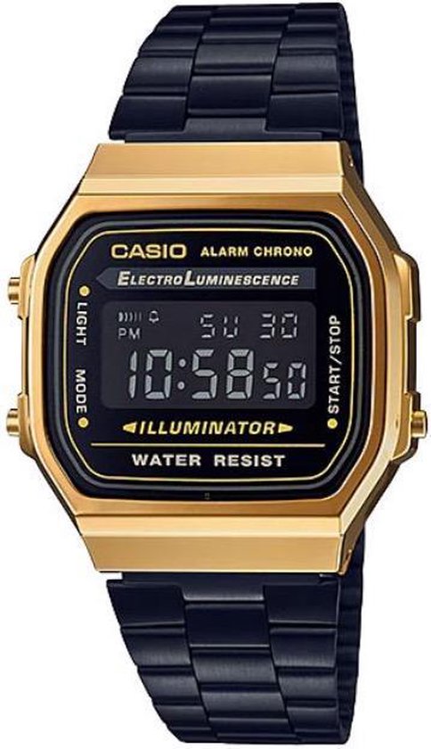 Casio Vintage A168WEGB-1BEF Dames Horloge - 36 mm | bol.com