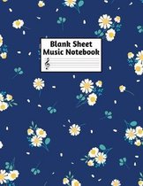 Blank Sheet Music Notebook