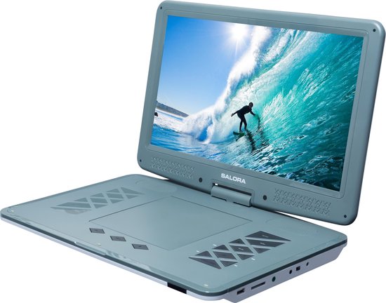 Salora DVP1600 - Portable DVD speler - 16 inch - Groot scherm - Accu - USB  - SD - ... | bol.com