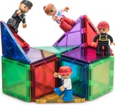 Magnetische speelgoedfiguren - brandweerman, politieman, verpleegster en werkman. Figuren kunnen gecombineerd worden met Play mags, Magna tiles en elk andere megnetische  blokjes