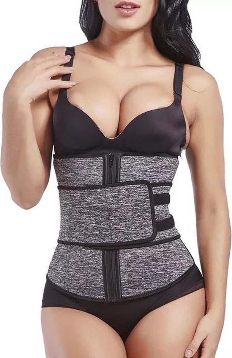 Goedkoopste Saizi 'Waist Plus' Sport Afslank Band - 7 baleinen - Neopreen - Maat 3XL (kledingmaat 44/46