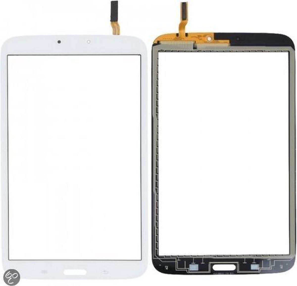 Ecran tactile avec vitre Samsung Galaxy Tab 3 8.0 T310 Wit | bol
