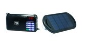POWERplus Crow Solar FM Radio MP3 speler LED Zaklamp | Ppladen via USB of zonne-energie | duurzame radio