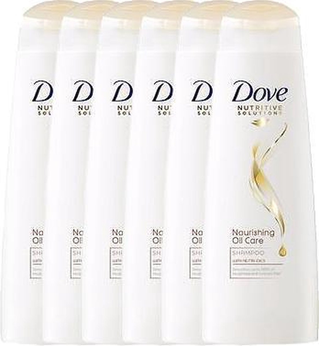 Dove Nutritive Solutions Nourishing Oil Care- 6 x 250 ml - Shampoo - Voordeelverpakking