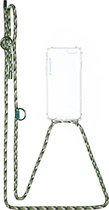 Kascha-c telefoonkoord - Telefoonketting - Army Silver Huawei P10