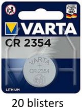 20x Varta CR2354 Lithium knoopcel batterij 3V