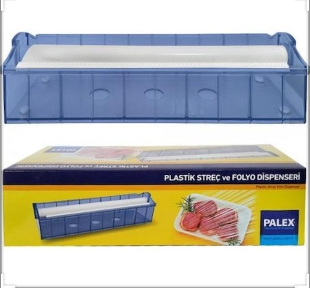 huishoudfolie + houder 34 cm x 350 mm- speciaal voor Horeca