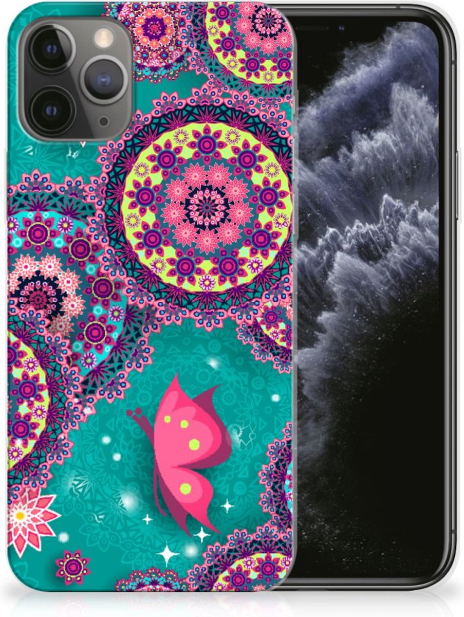Apple iPhone 11 Pro Hoesje maken Cirkels en Vlinders