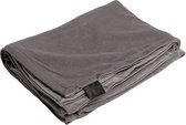 PTMD Plaid Bing Lichtgrijs Velvet 130 x 170