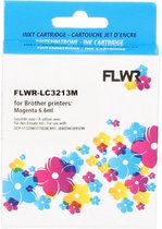 FLWR - Inktcartridge / LC-3213 / Magenta - Geschikt voor Brother