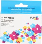 FLWR - Inktcartridge / 202XL / Foto Zwart - Geschikt voor Epson