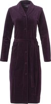 Velours dames badjas aubergine