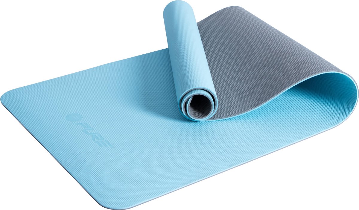 Pure2Improve Yogamat, 173 cm, blauw | bol.com