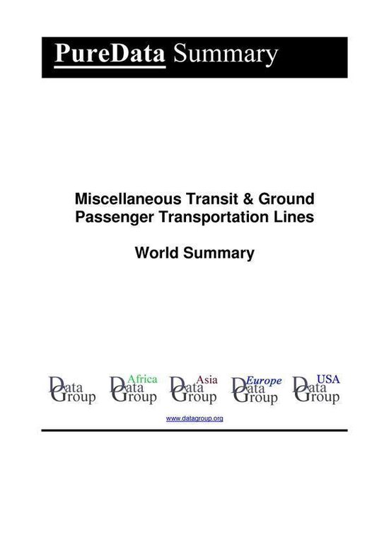 PureData World Summary 2197 - Miscellaneous Transit & Ground ... - cover