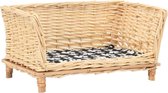 Hondenbedje (incl Hondentouw) met Kussen Beige 50x33x35cm - Hondenmand - Hondenkussen - Dierenmand