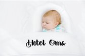Bella Kids| Ledikant Laken| Hotel Oma | 100x 150 cm | Wit| Moederdag cadeau | Cadeau voor oma