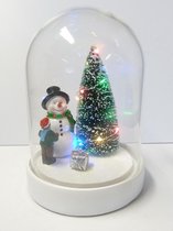 Dickensville Kerststolp Led 15 Cm Glas Transparant