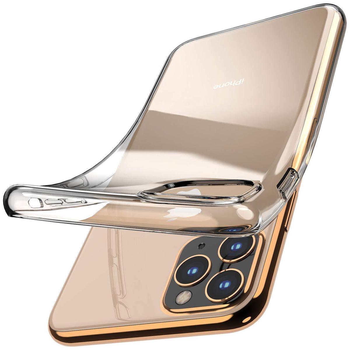 Hoesje geschikt voor iPhone 11 Pro Transparant silicone hoesje – Back Cover – Transparant