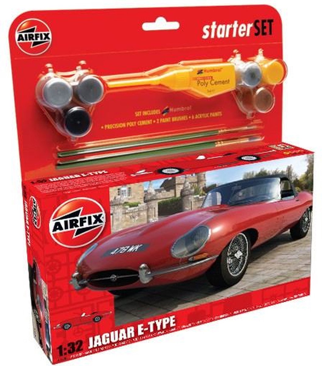 Maquette voiture Airfix 1/43 Jaguar Type E 55009