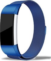 Eyzo Milanees bandje - Fitbit Charge 2 - Blauw - Large