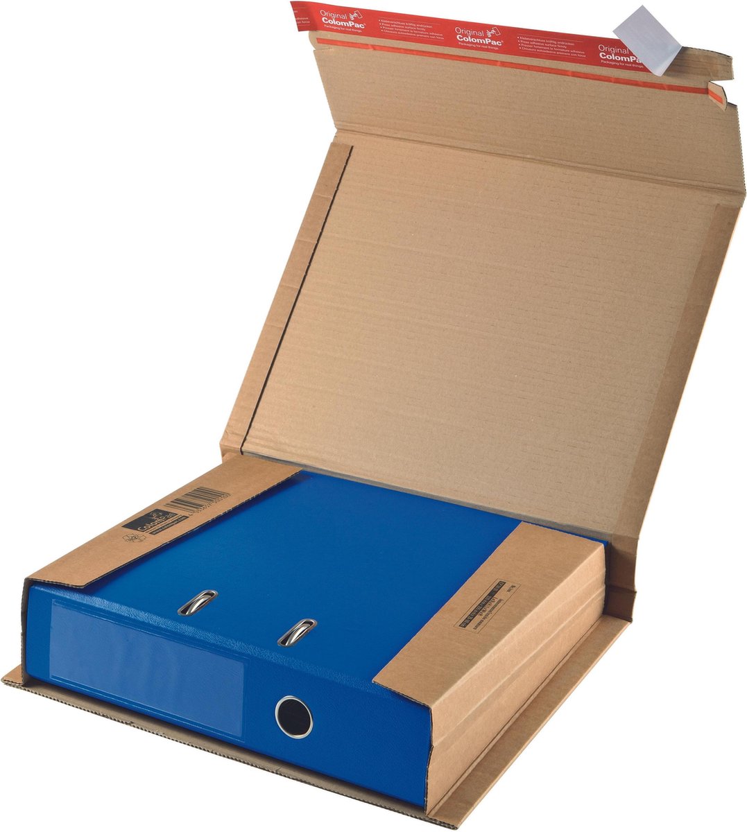 Ordnerverpakking 320 x 290 x 35-80 mm met plak- en scheurstrip - B-