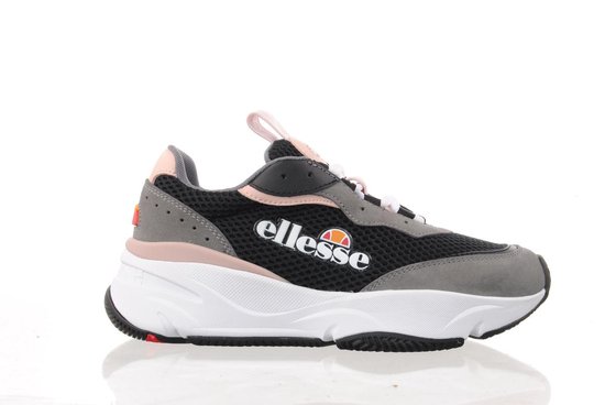 Ellesse Massello Dames Sneakers - Dark Grey/Black - Maat 35.5 | Bestel nu!