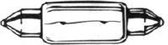 Bolletje 24V 10W (40 x 11 (8.5) mm) (GS10132)