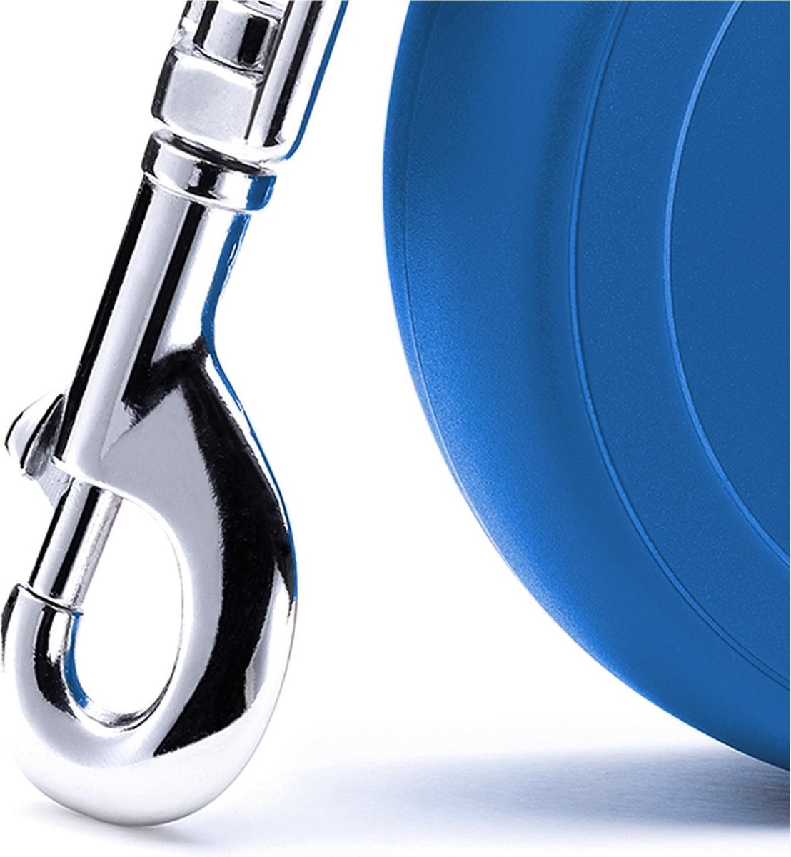 Flexi New Classic Tape - Hondenriem - Blauw - L - 8 m - Grote en Actieve Honden thumbnail 2