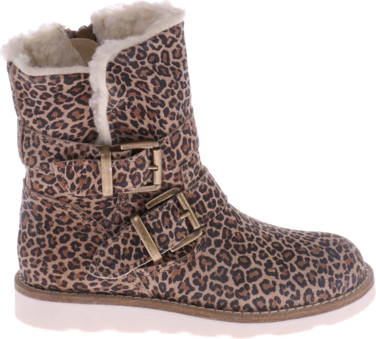 HIP H2445 Gevoerde Panterprint Boots Maat 28 HIP H2445 Gevoerde Panterprint Boots Maat 28
