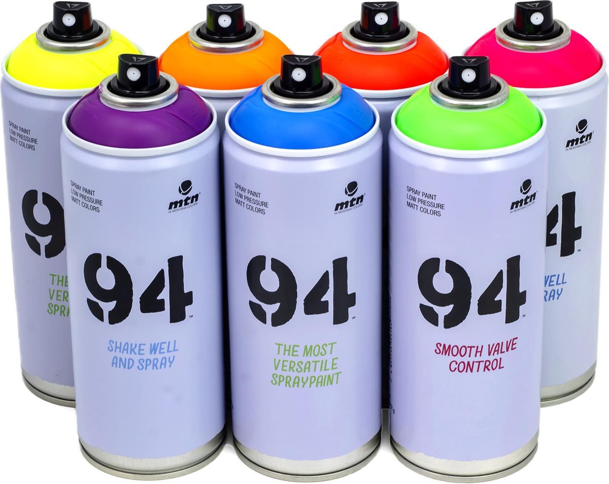 Краска для граффити купить. Аэрозольные краски MTN 94. Аэрозольная краска MTN 94 Fluor. MTN 94 матовая краска. Краска Монтана 94 в баллончиках.