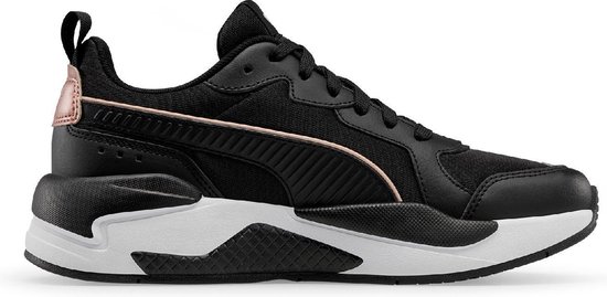 PUMA X Ray Metallic Wn's Dames Sneakers - Puma Black-Rose Gold-Puma White - Maat 37 PUMA X Ray Metallic Wn's Dames Sneakers - Puma Black-Rose Gold-Puma White - Maat 37