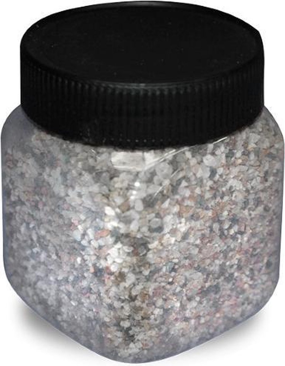 Strooisel kiezelsteen fijn - 440 g - zilver