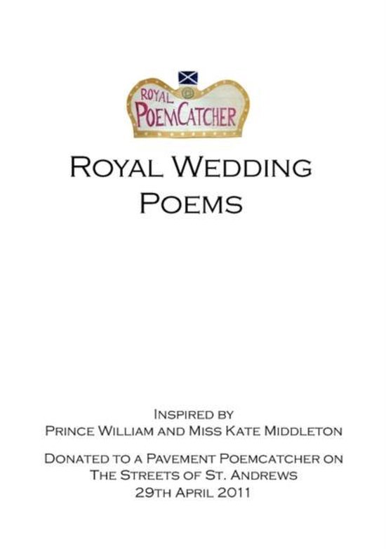 Royal Wedding Poems - cover