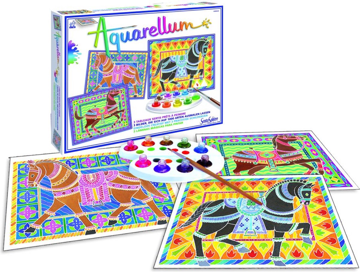 SentoSphère Aquarellum Paarden