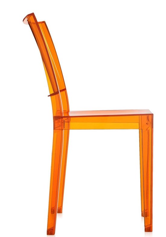 Kartell La Marie Stoel Transparant Oranje